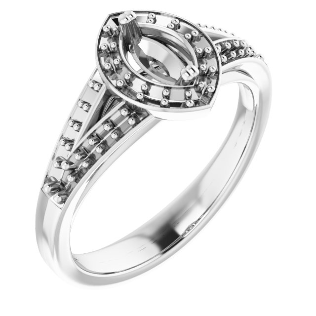 Halo-Style Engagement Ring