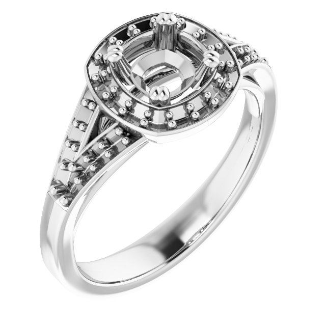 Halo-Style Engagement Ring