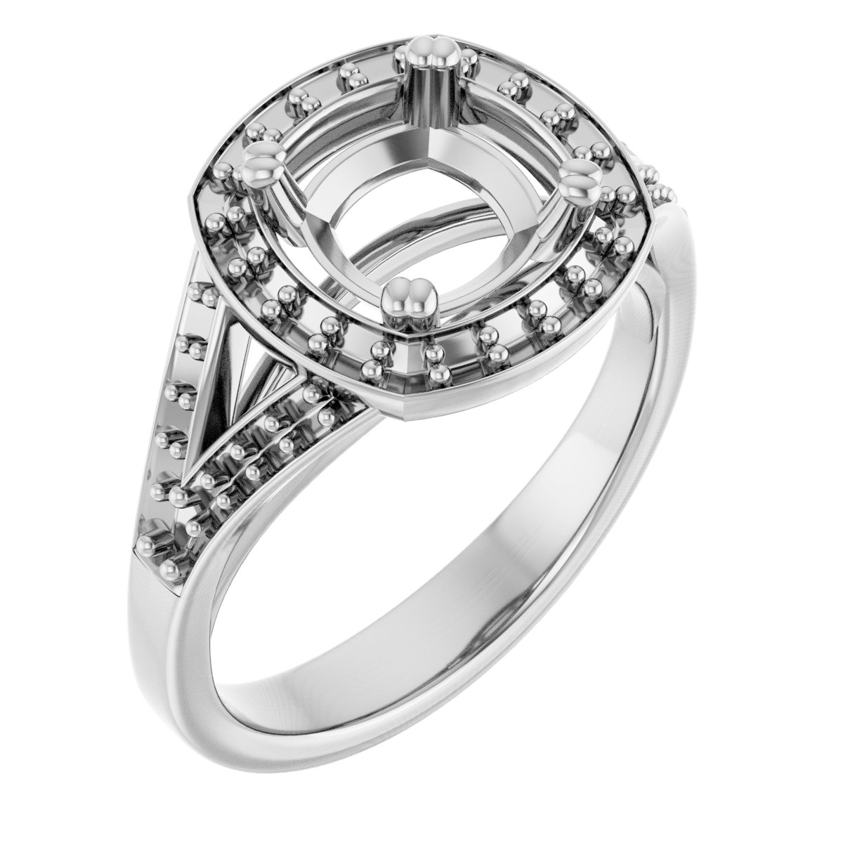 Halo-Style Engagement Ring