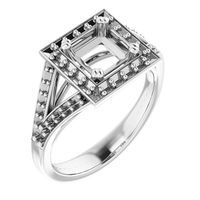 Halo-Style Engagement Ring