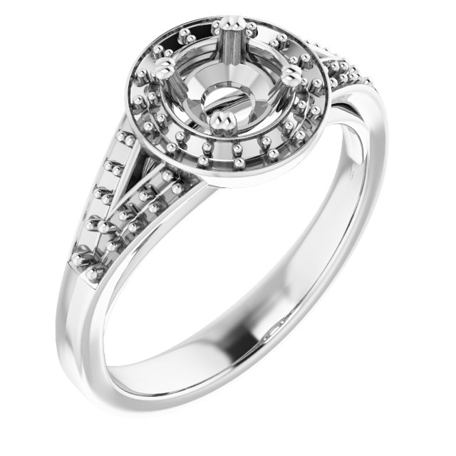 Halo-Style Engagement Ring
