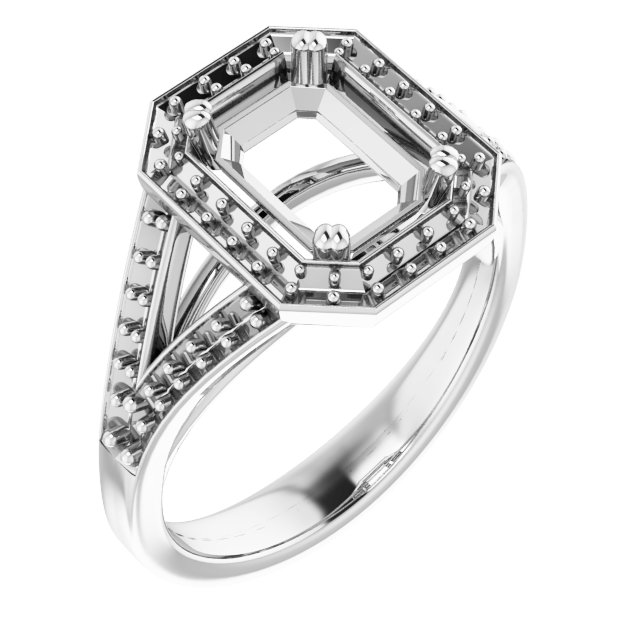 Halo-Style Engagement Ring