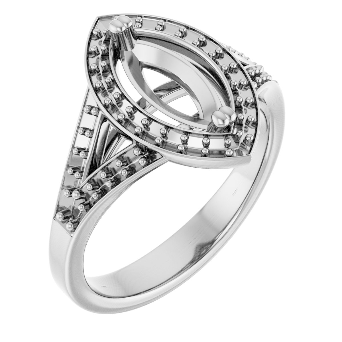 Halo-Style Engagement Ring