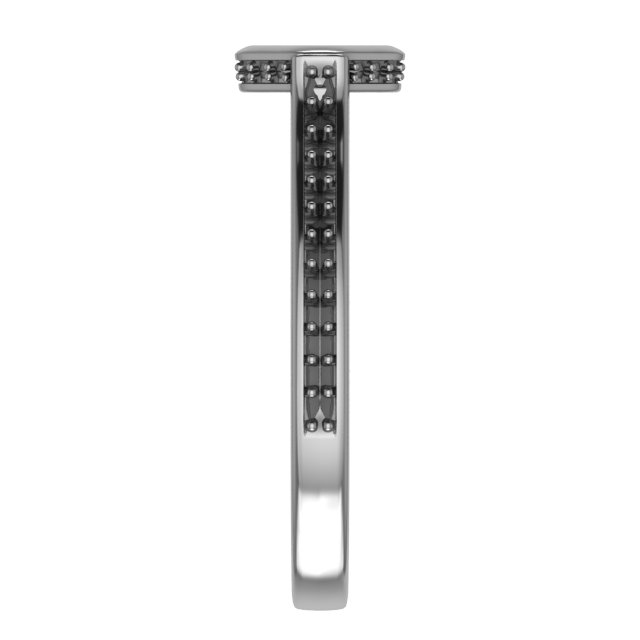 7.4 mm Round Engagement Ring Mounting view 4