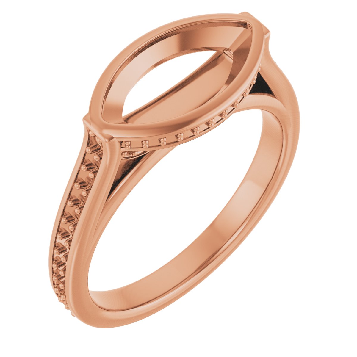 Bezel-Set Accented Engagement Ring