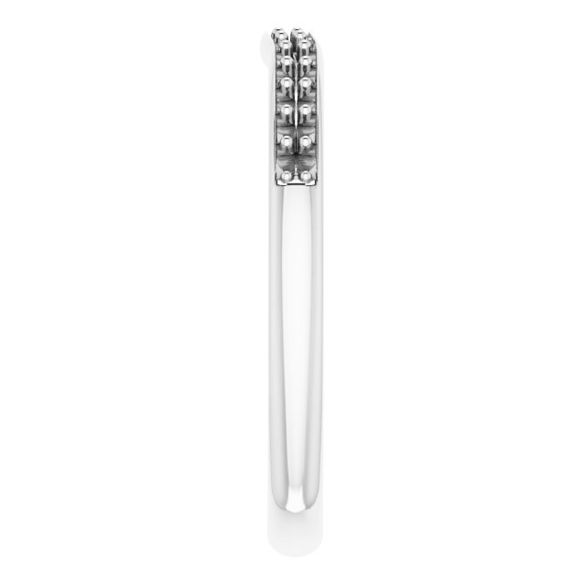 Band Mounting for 10x5 mm Marquise Ring view 4