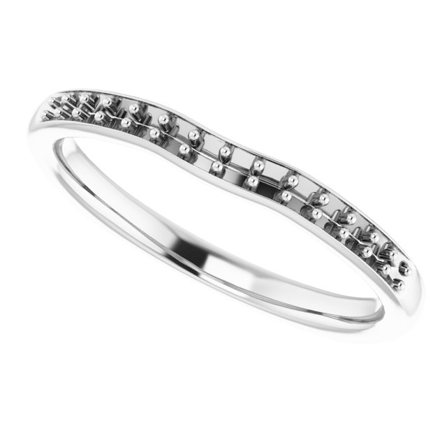 Band Mounting for 10x5 mm Marquise Ring view 5