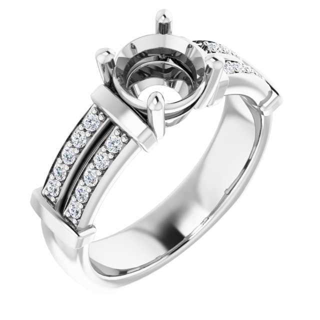 14k White Gold