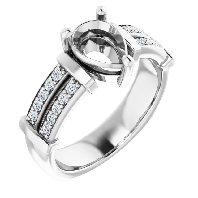 14k White Gold