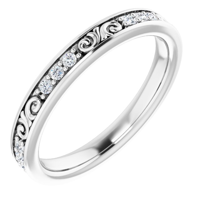 18k White Gold