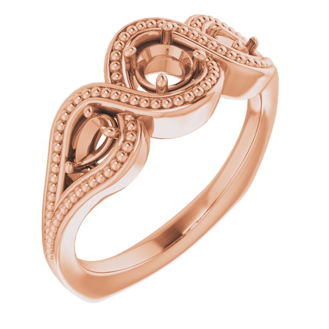 Beaded Criss-Cross Ring