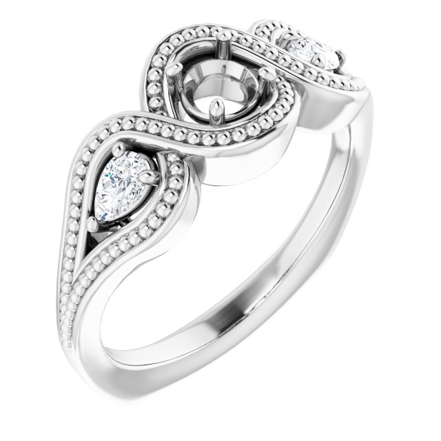 14k White Gold
