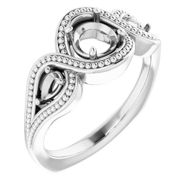 Beaded Criss-Cross Ring