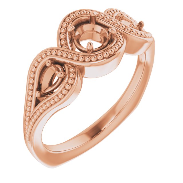 Beaded Criss-Cross Ring