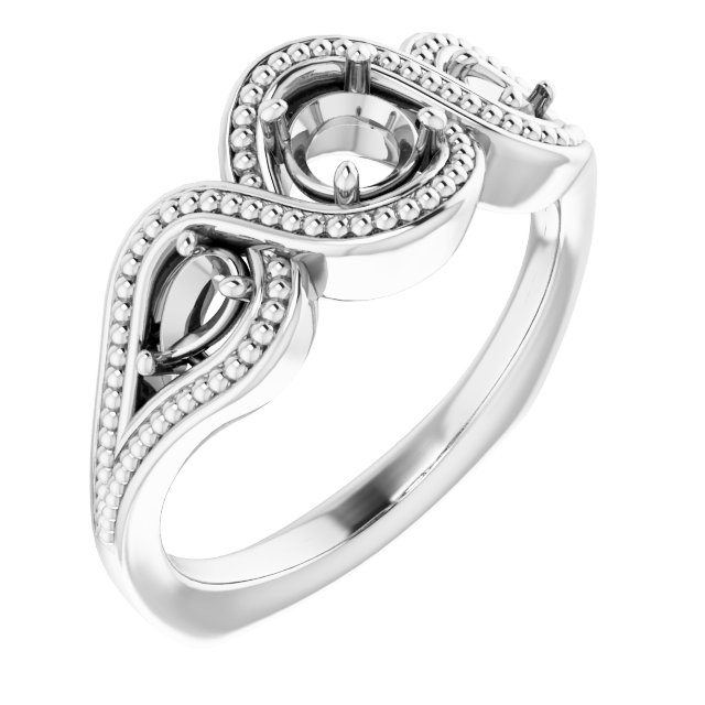 Beaded Criss-Cross Ring