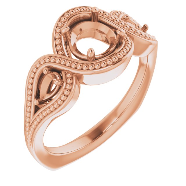 Beaded Criss-Cross Ring
