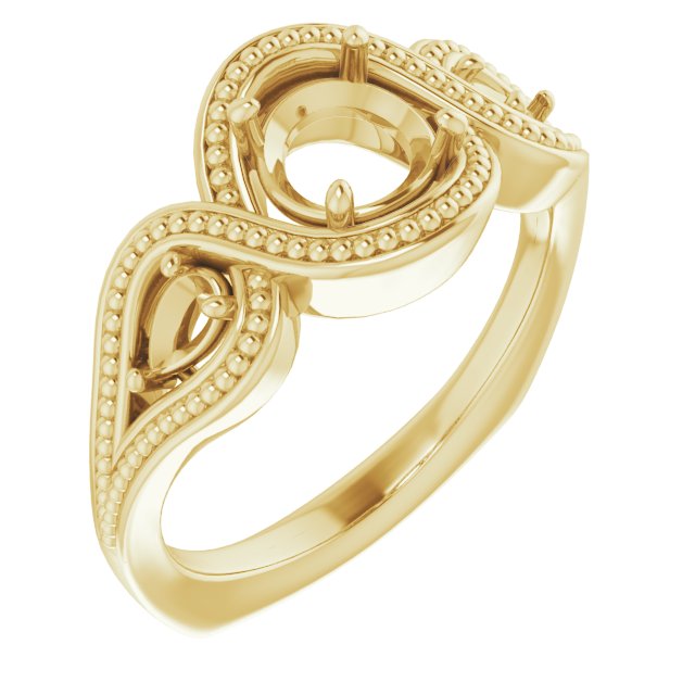 Beaded Criss-Cross Ring