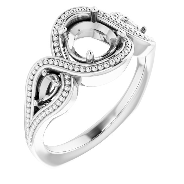 Beaded Criss-Cross Ring