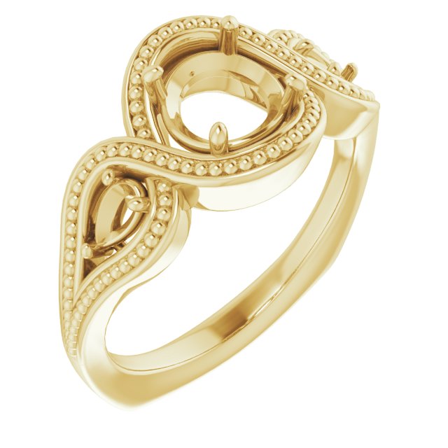 Beaded Criss-Cross Ring
