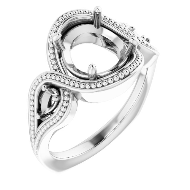 Beaded Criss-Cross Ring