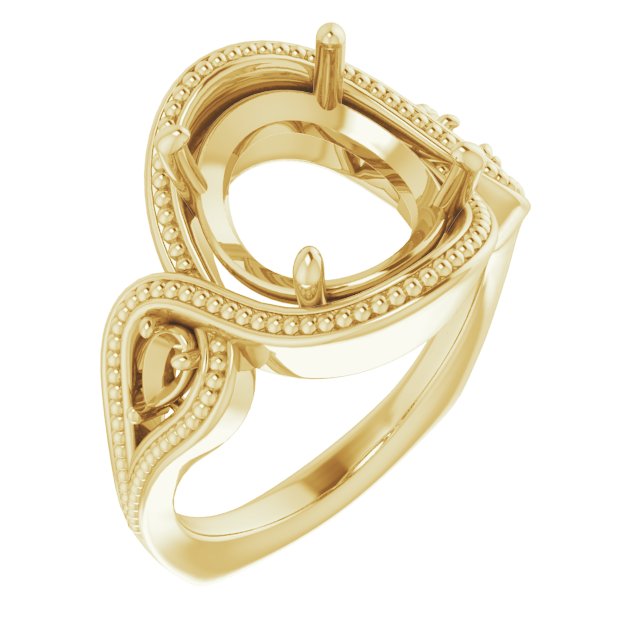 Beaded Criss-Cross Ring