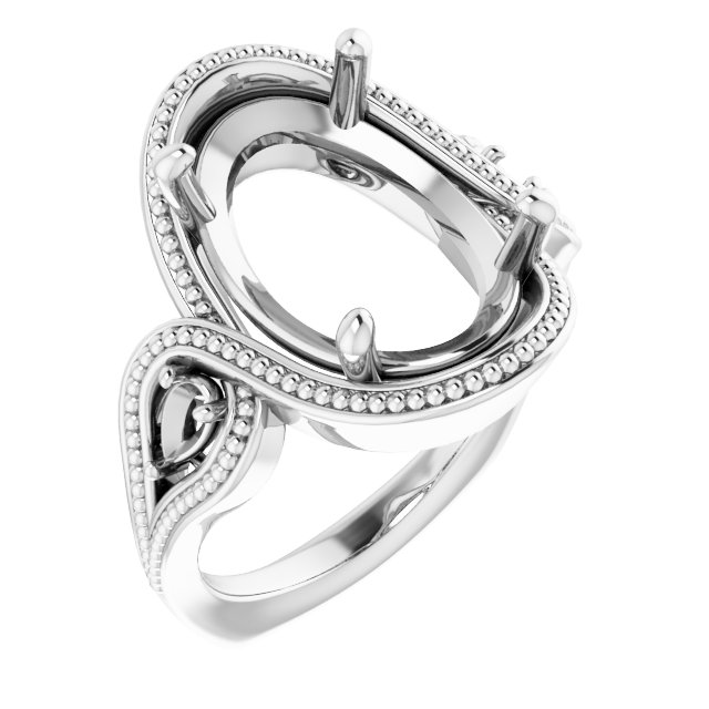 Beaded Criss-Cross Ring