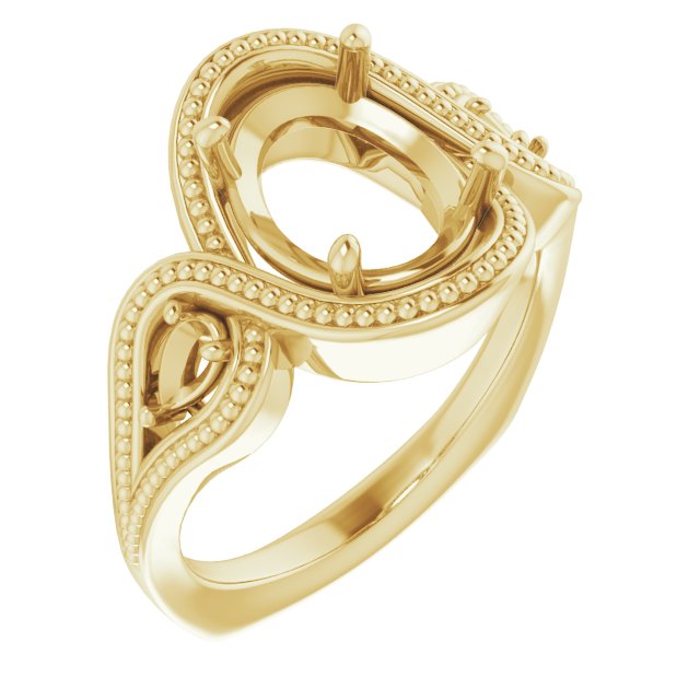 Beaded Criss-Cross Ring