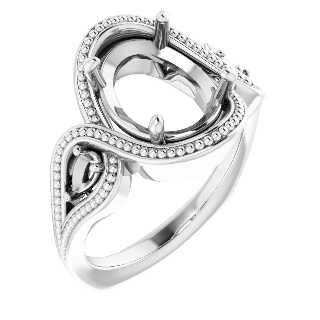 Beaded Criss-Cross Ring