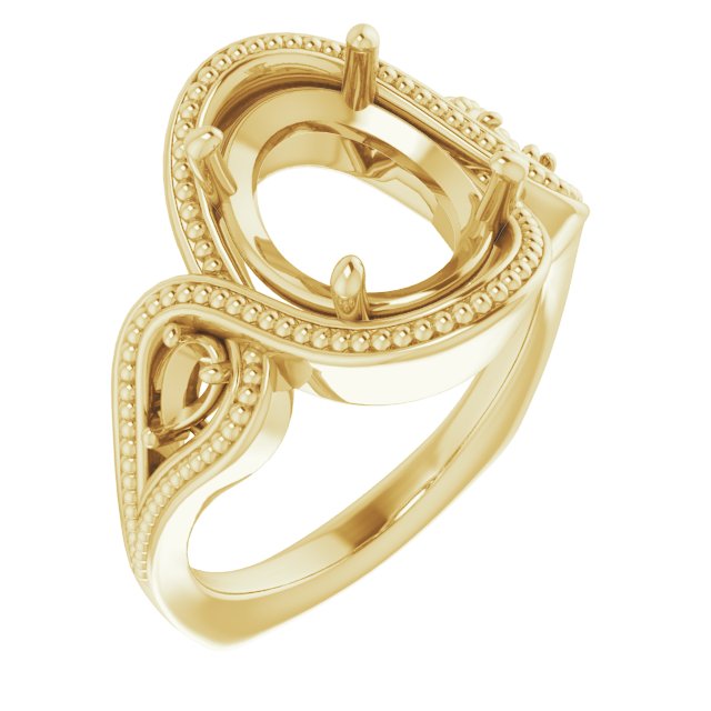 Beaded Criss-Cross Ring