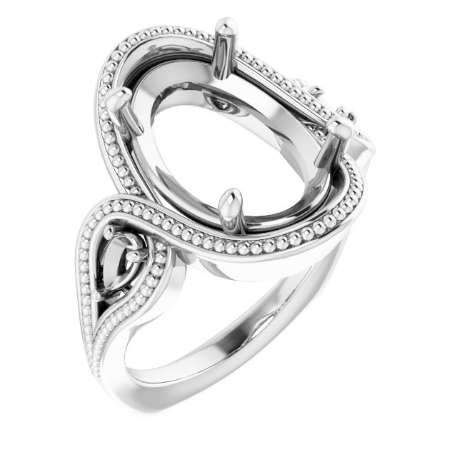Beaded Criss-Cross Ring