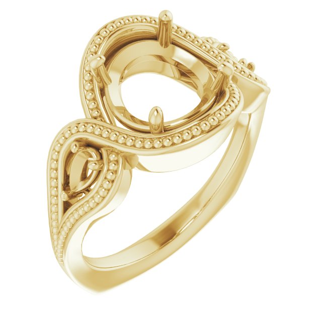 Beaded Criss-Cross Ring