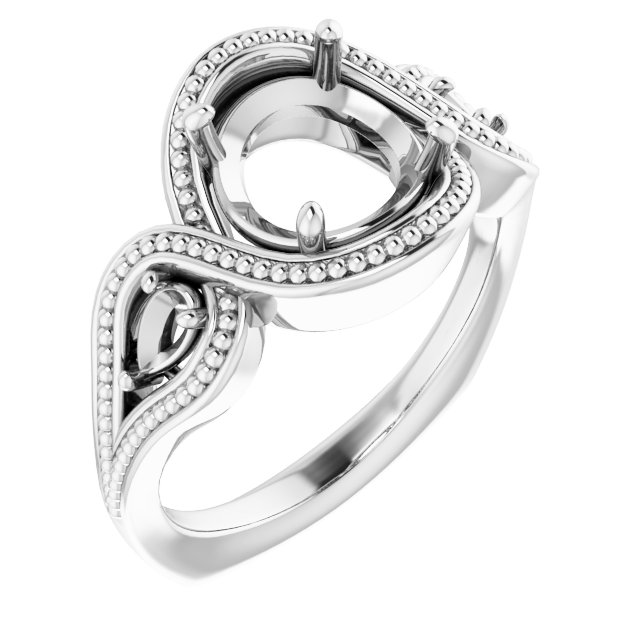 Beaded Criss-Cross Ring