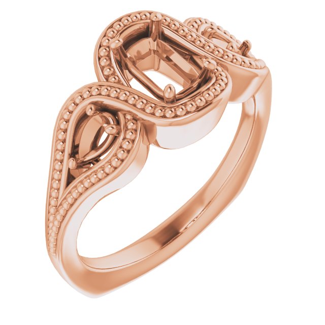 Beaded Criss-Cross Ring