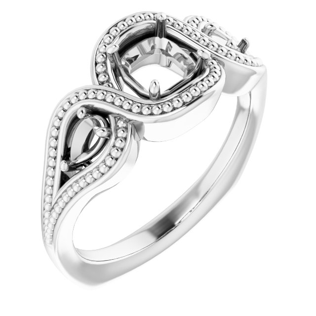 Beaded Criss-Cross Ring