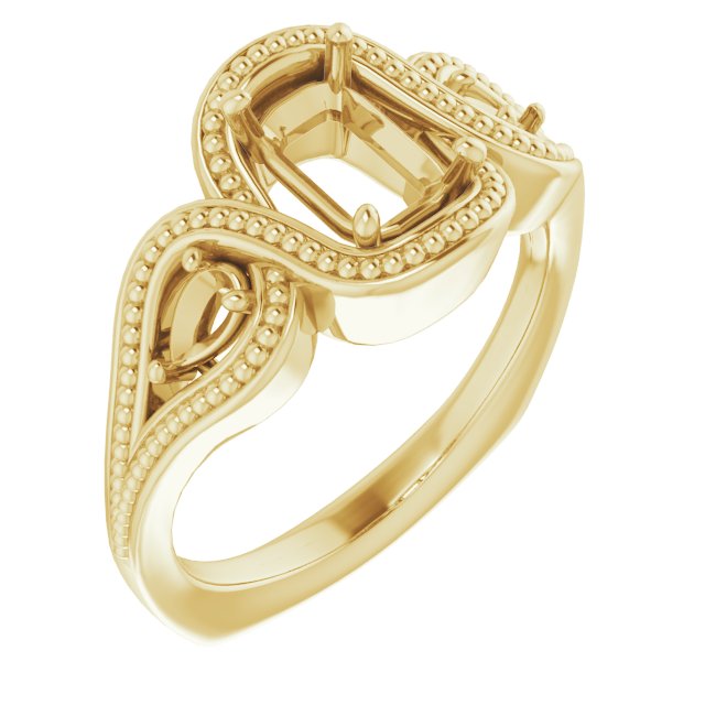 Beaded Criss-Cross Ring