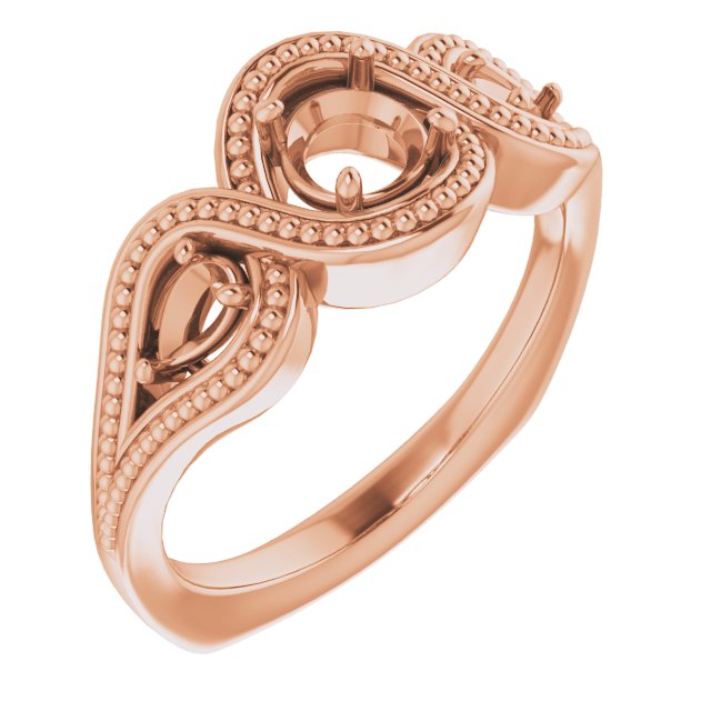 Beaded Criss-Cross Ring