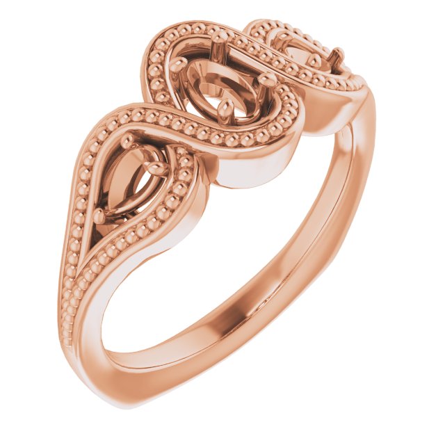 Beaded Criss-Cross Ring
