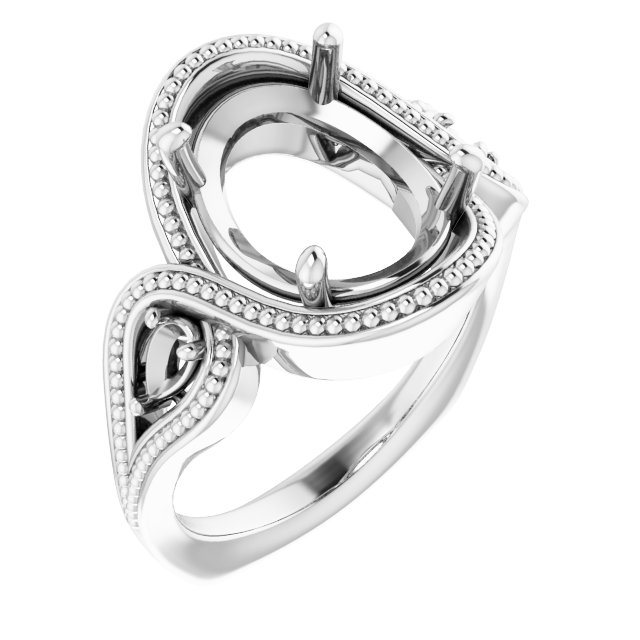 Beaded Criss-Cross Ring