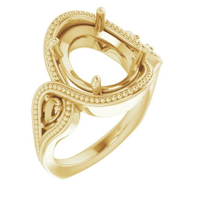 Beaded Criss-Cross Ring