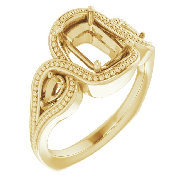 Beaded Criss-Cross Ring