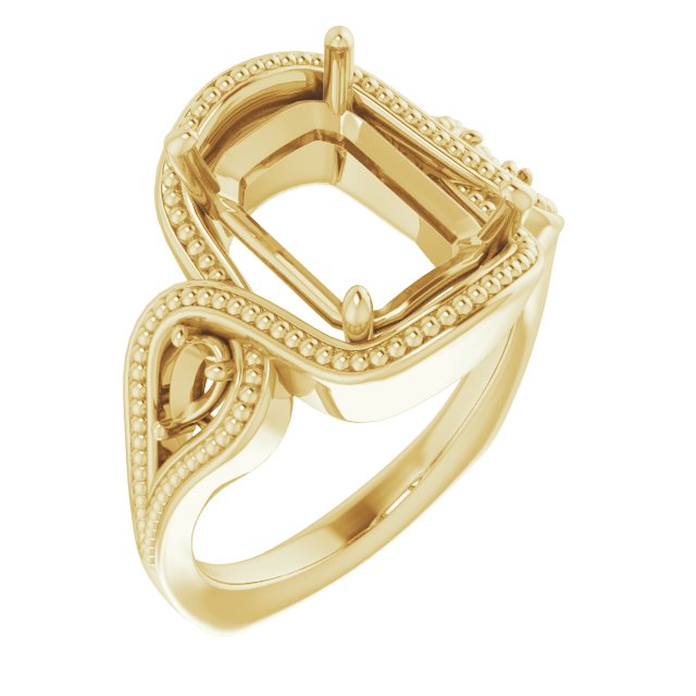Beaded Criss-Cross Ring