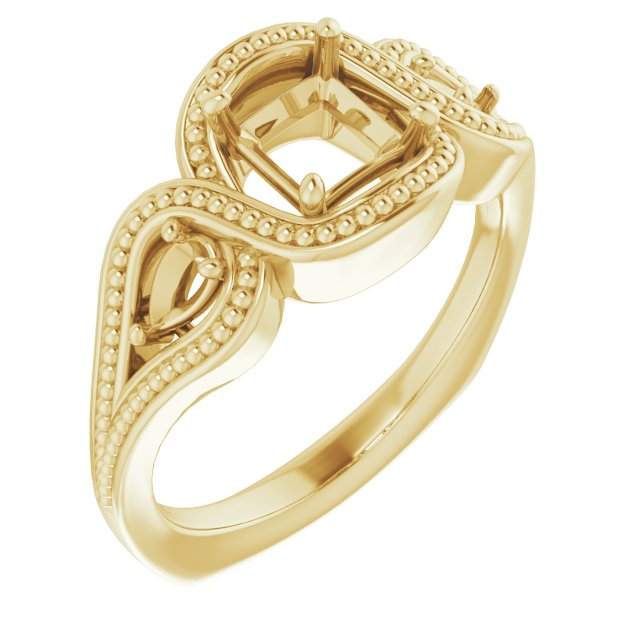 Beaded Criss-Cross Ring