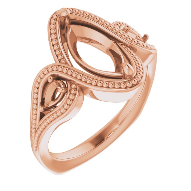 Beaded Criss-Cross Ring