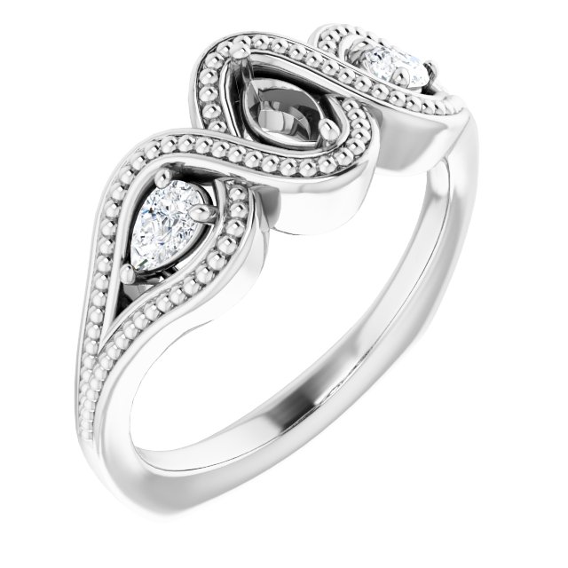 14k White Gold