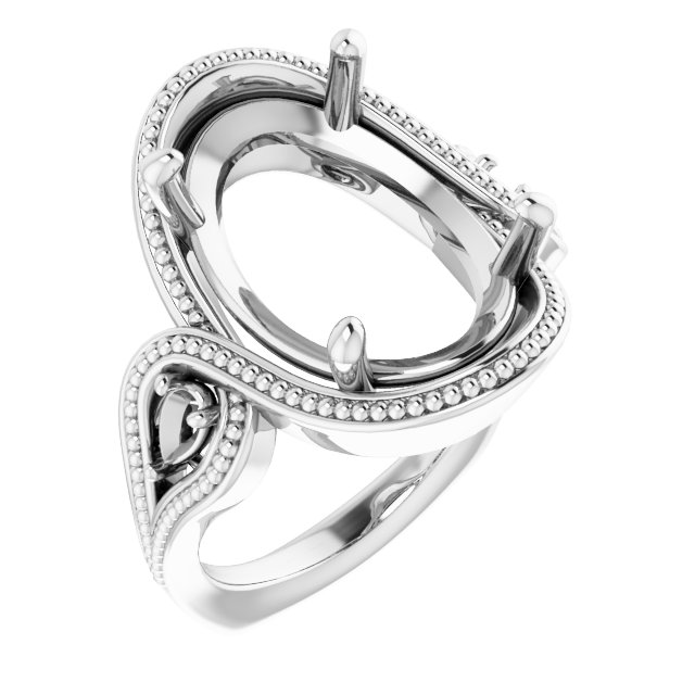 Beaded Criss-Cross Ring