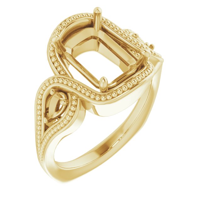 Beaded Criss-Cross Ring