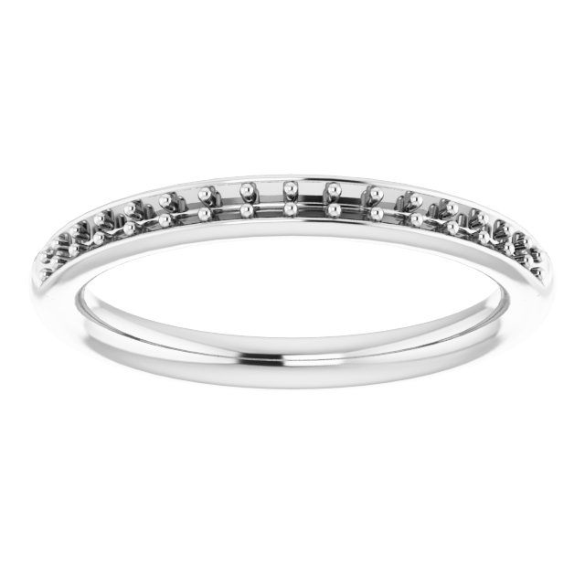 Band Mounting for 7x3.5 mm Marquise Ring view 3