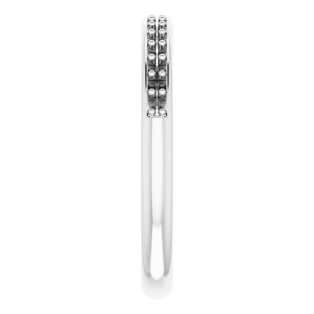 Band Mounting for 7x3.5 mm Marquise Ring view 4