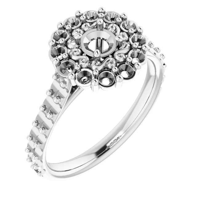 Halo-Style Engagement Ring