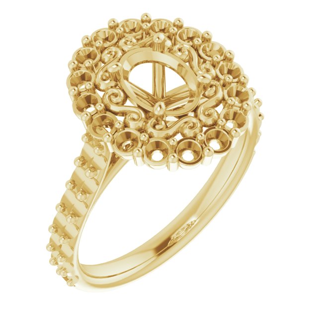 Halo-Style Engagement Ring